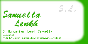 samuella lenkh business card